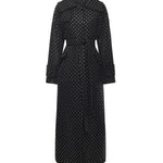 Trench con strass e borchie 106154 A30WZ99 PINKO