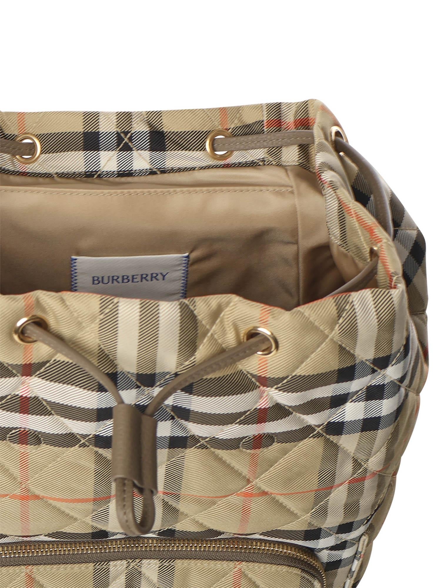 Zaino "Horseshoe" in nylon 8115396 B9368 BURBERRY