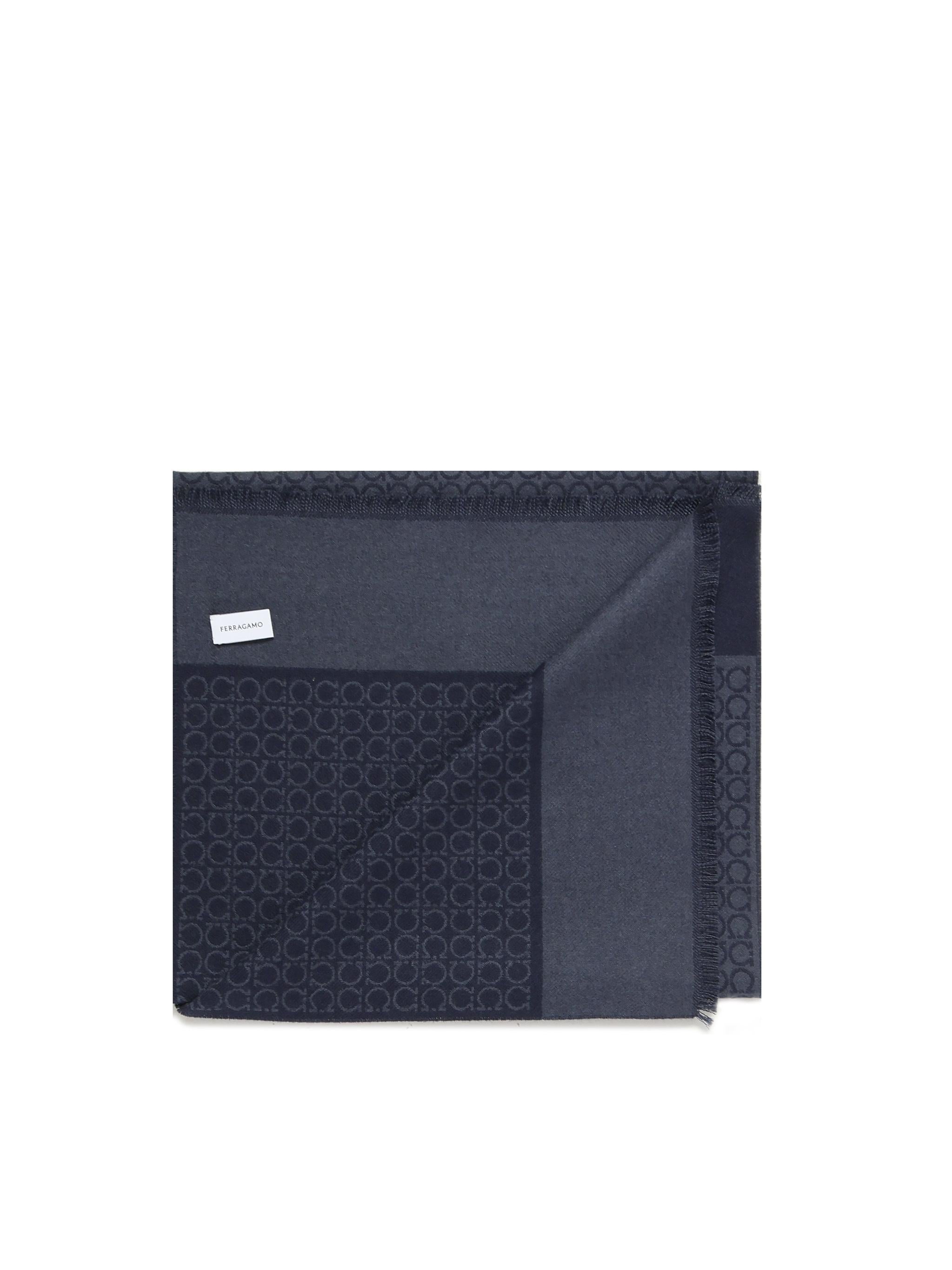 Sciarpa Gancini in cashmere 527047 671682001 FERRAGAMO
