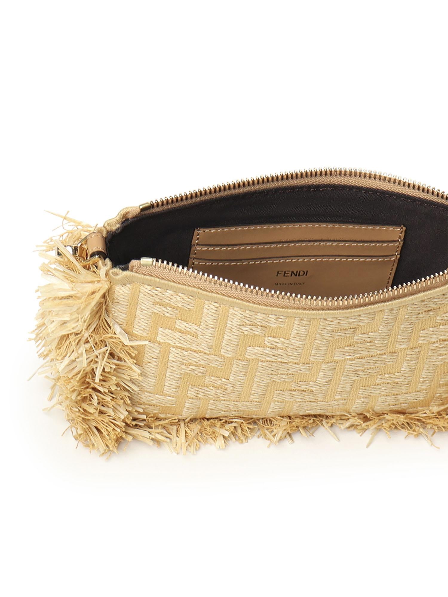 Pouch Baguette FF Jacquard 8BS073 AV23F17A1 FENDI
