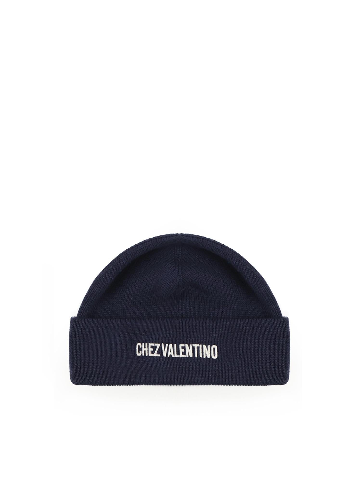 Beanie knitted Chez Valentino 7Y2HB02R FZLAEW VALENTINO GARAVANI