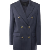 Blazer doppiopetto in lana 105617 A2SNG07 PINKO