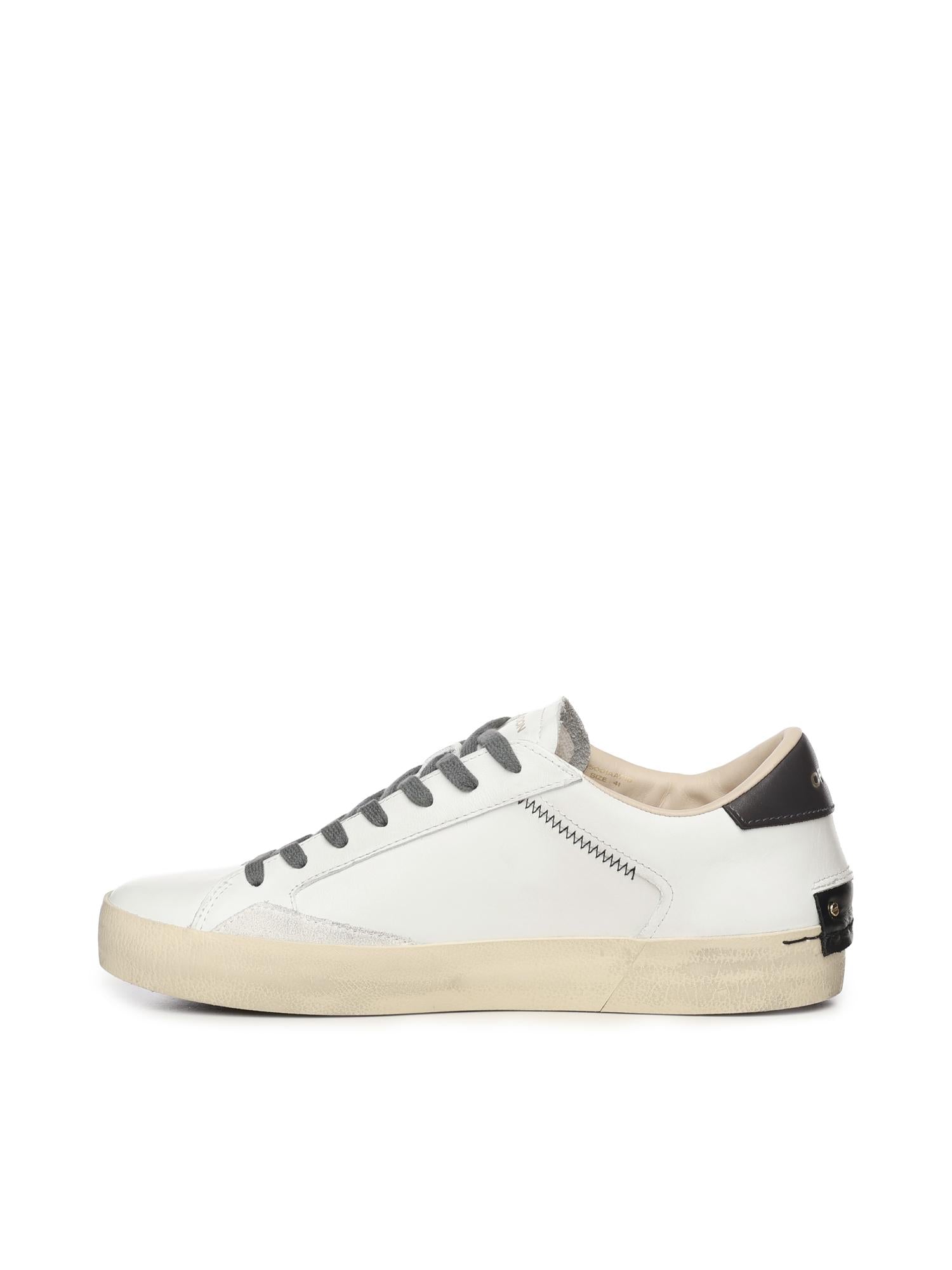 Sneakers Distressed<BR/> 15001AA7 WHITE CRIME LONDON