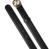 Cintura con fibbia Incrocio GG 813008 AAD5L1000 GUCCI