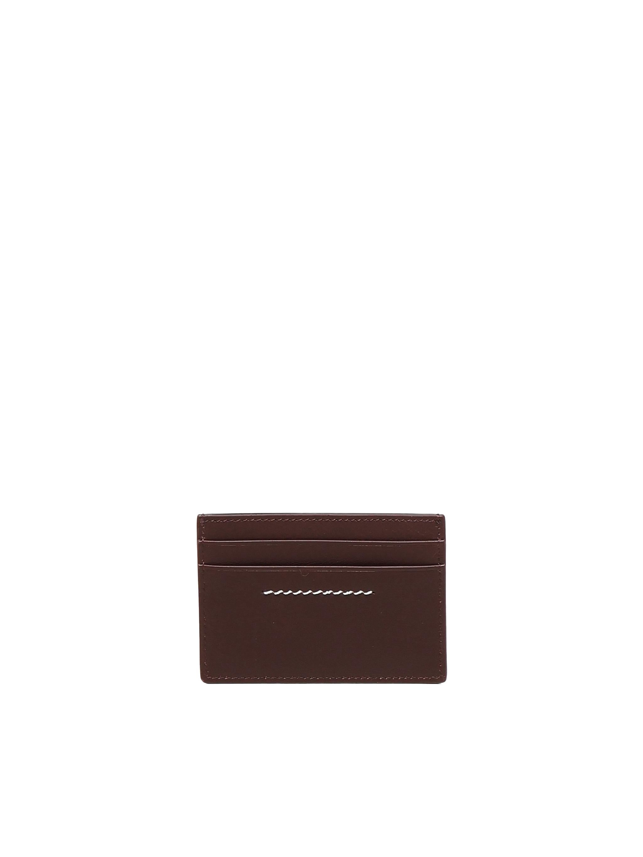 Portacarte in pelle<BR/> SA5UI0026 P8332T5016 MM6 Maison Margiela