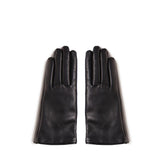 Guanti corti Cassandre in pelle di agnello e cashmere 7603413 YO6801080 SAINT LAURENT