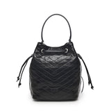 Borsa a mano piccola Cargo Bucket Bag in pelle 105112 A2JCZ99E PINKO