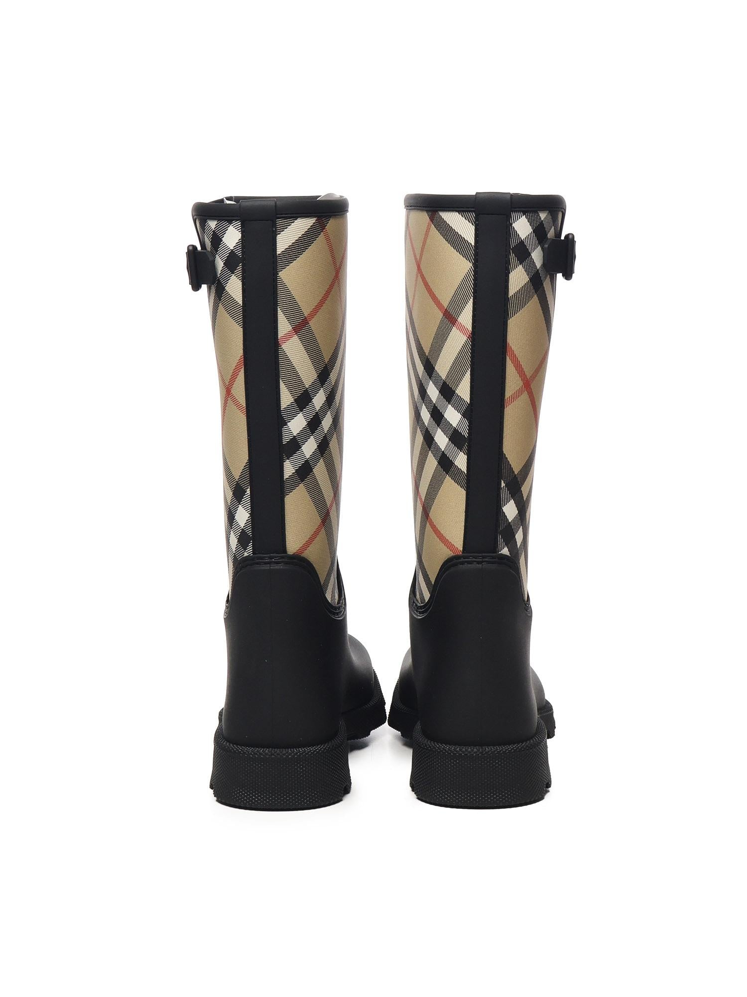 Stivali alti Marsh Stamp<BR/> 8111677 A1189 BURBERRY