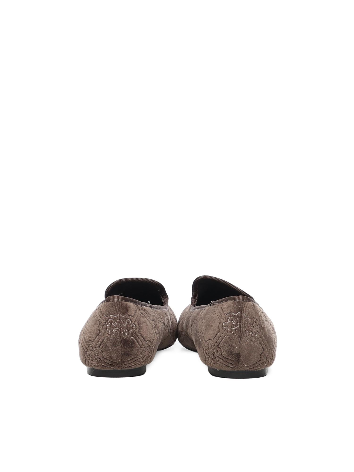 Mocassini Iris Winter con logo 73SC9FV01VEL IRIS WINTERTAUPE V° 73