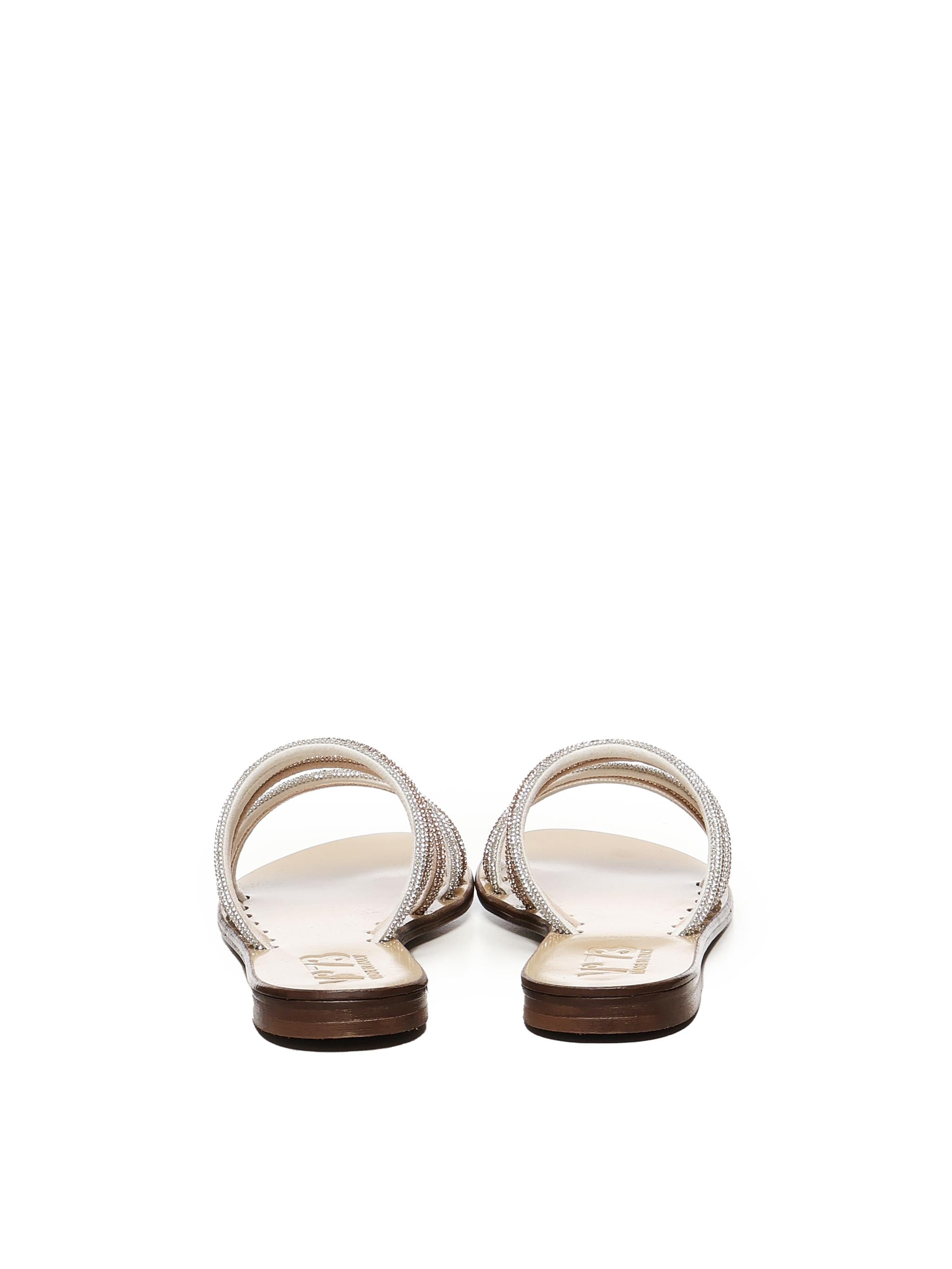 Sandali Fredy con strass 73SC8V501STR FREDYARGENTO/NUDO V° 73