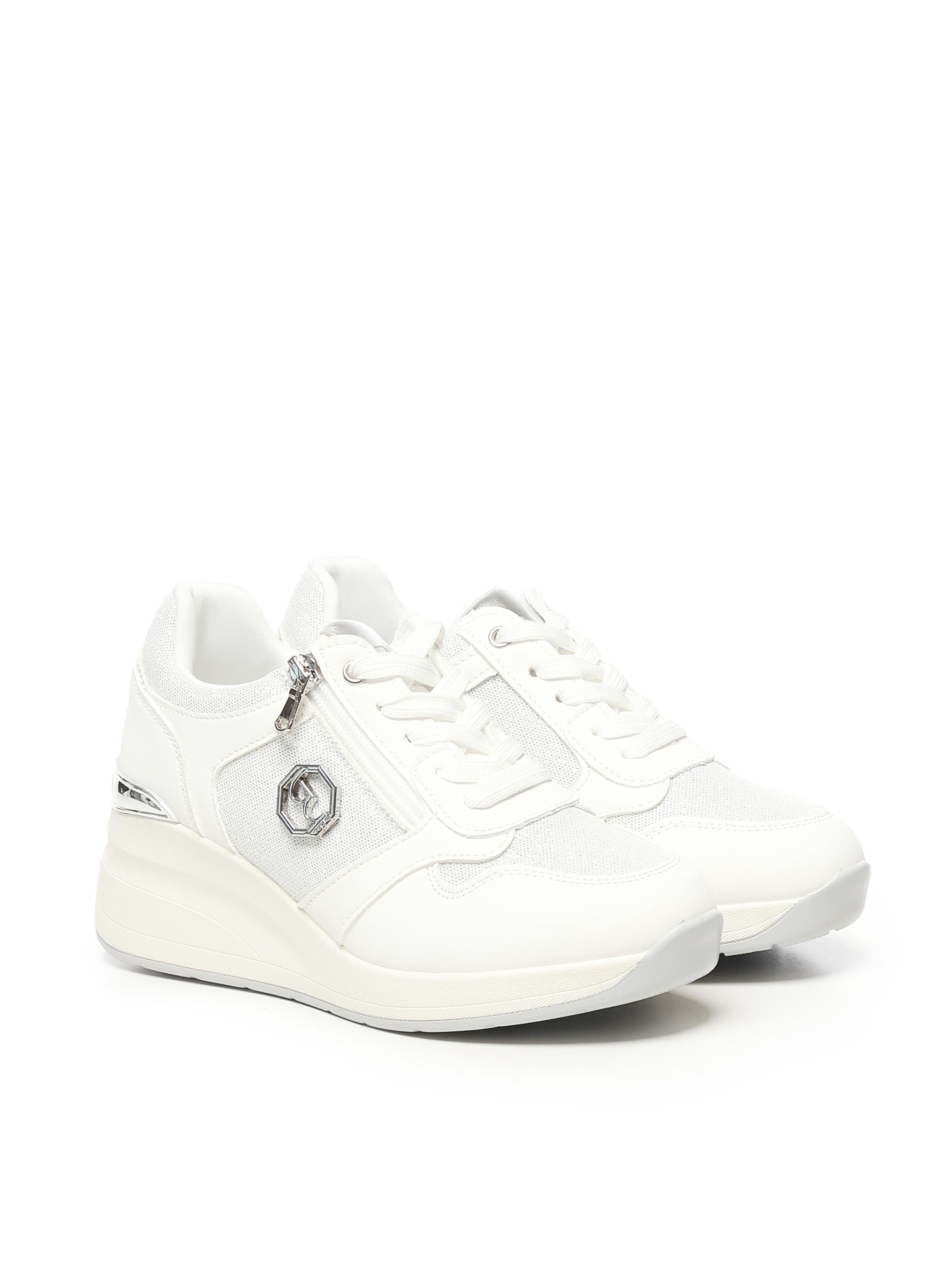Sneakers Carena BYSC8X401GLI BIAN/ARGENT BY BYBLOS