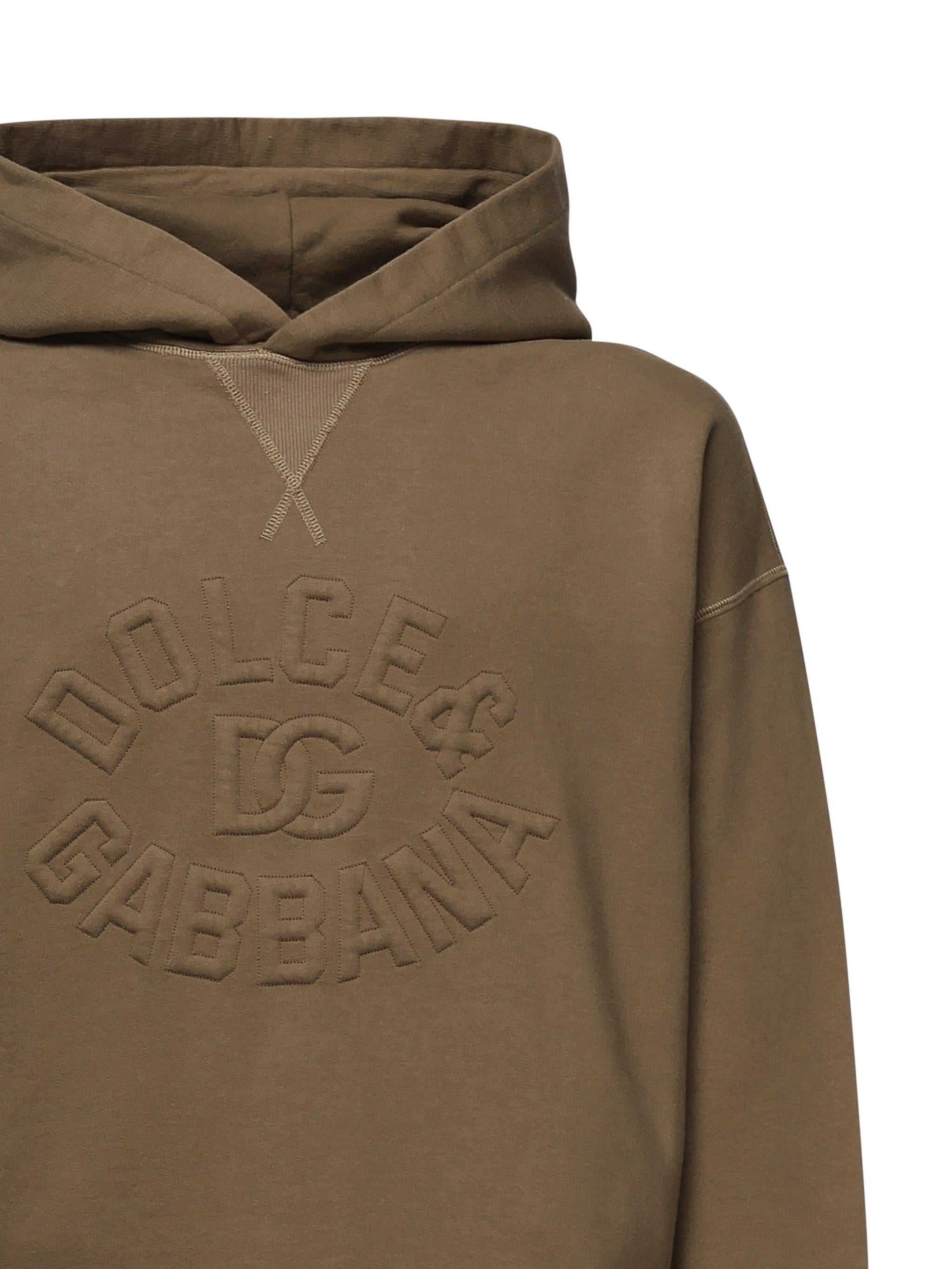 Felpa con cappuccio ricamo logo G9BNLZ G7O2PM0672 DOLCE & GABBANA