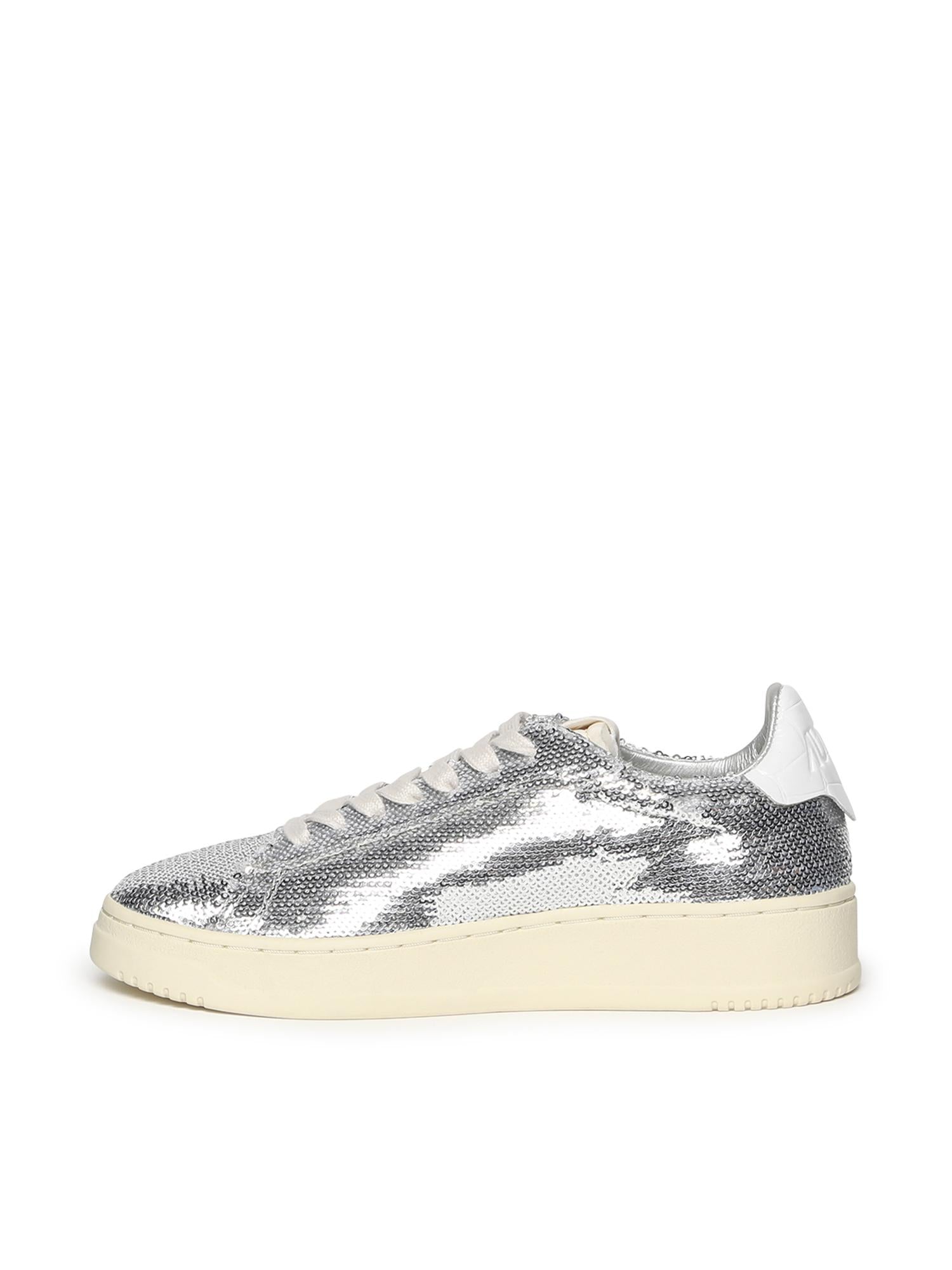 Sneakers Dallas low 'Sparkling' in paillettes<BR/> ADLW TI05 AUTRY
