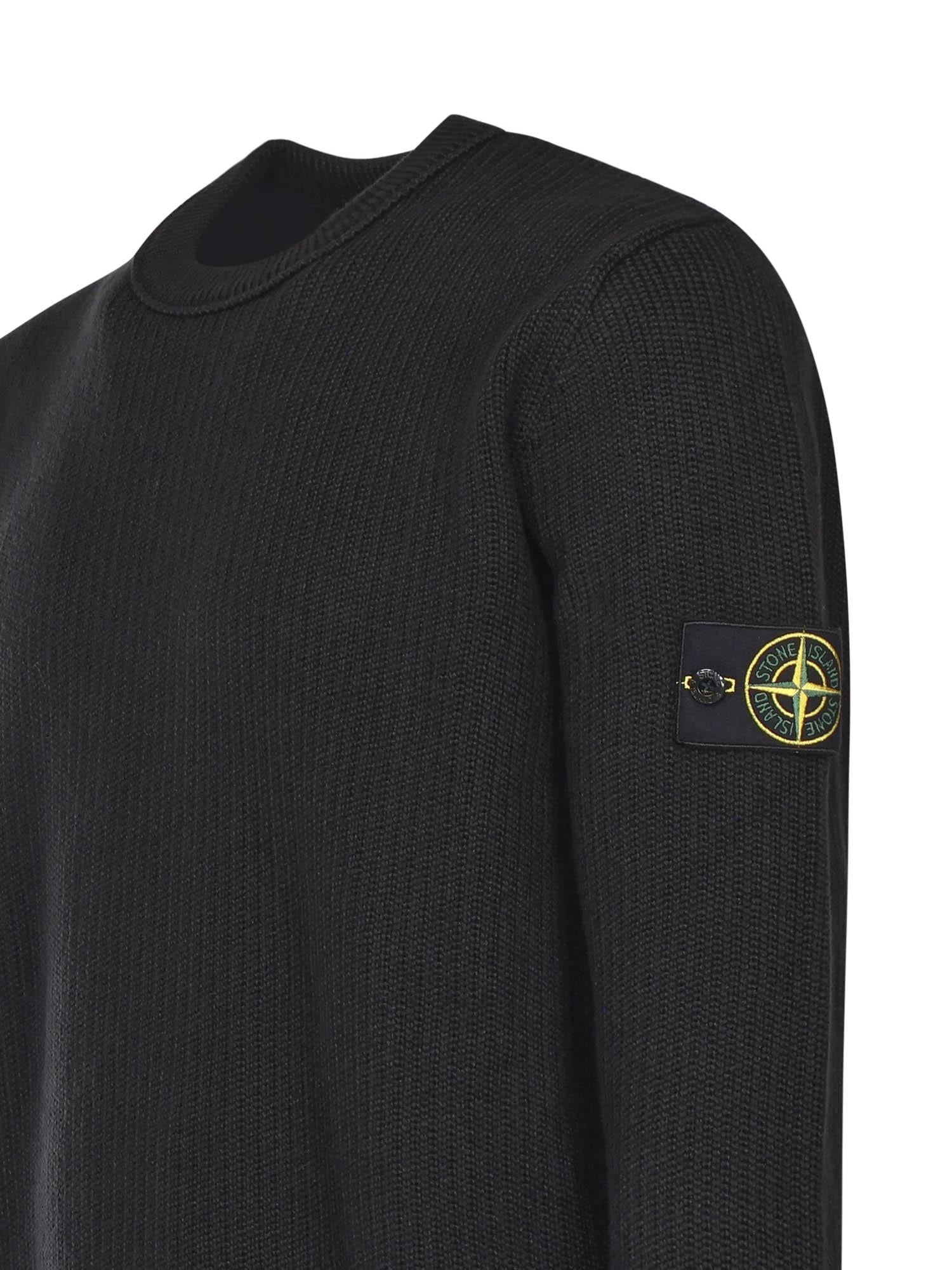 Maglione con bordi a costine K2S155100049 S00A2V0029 STONE ISLAND