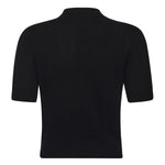 Maglia stile polo con logo 105450 A2Q9Z99 PINKO