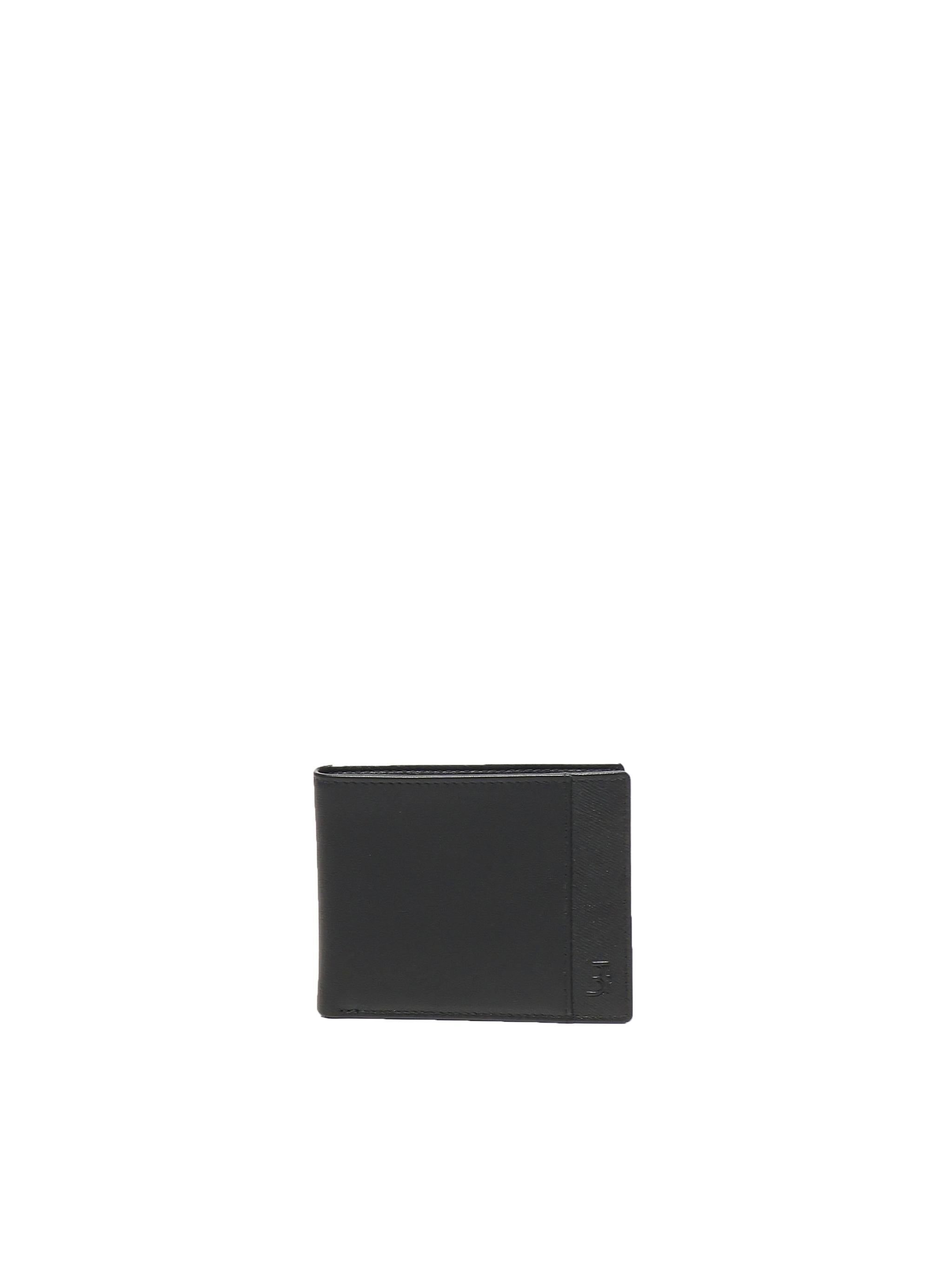 Portafoglio in pelle <BR/> BYPP10A68 BLACK BY BYBLOS