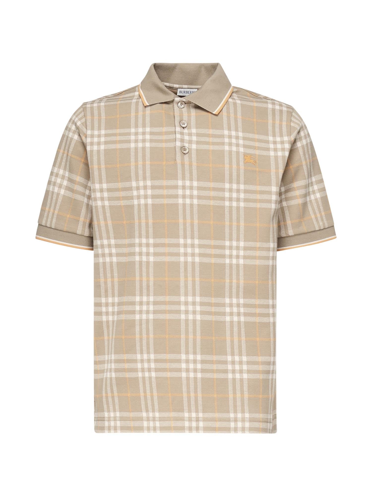 Polo in cotone Check 8110102 C3257 BURBERRY
