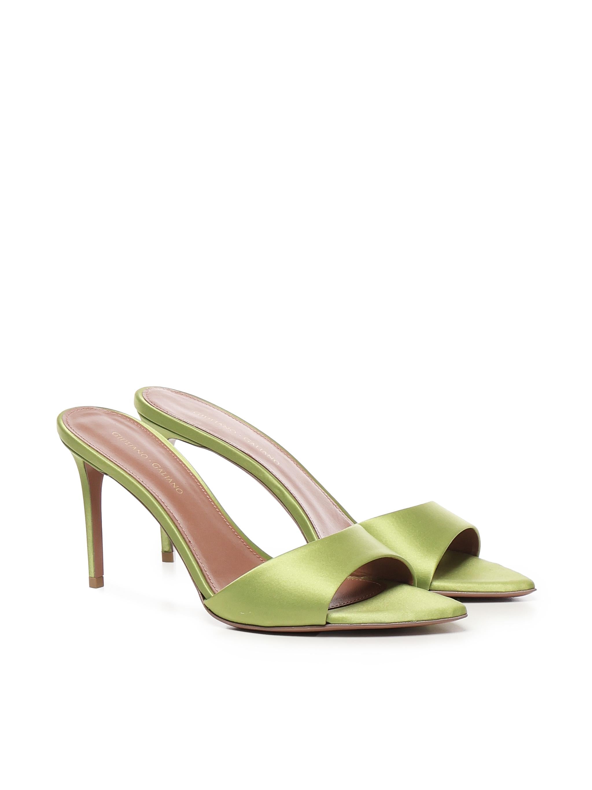 Mule Alixia in satin ALIXIA80 RASOLIME GIULIANO GALIANO