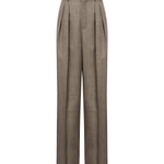 Pantaloni a gamba ampia in lana 824389 Y5K322656 SAINT LAURENT