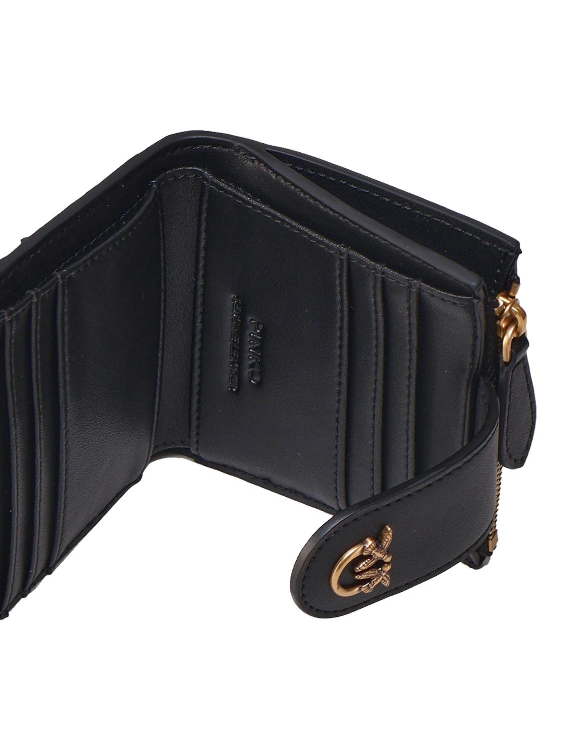 Portafoglio con logo 103610 A0F1Z99Q PINKO