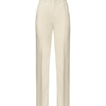 Pantaloni Reina in twill di viscosa e lino<BR/> DP789 IF0041DXXX004 DONDUP