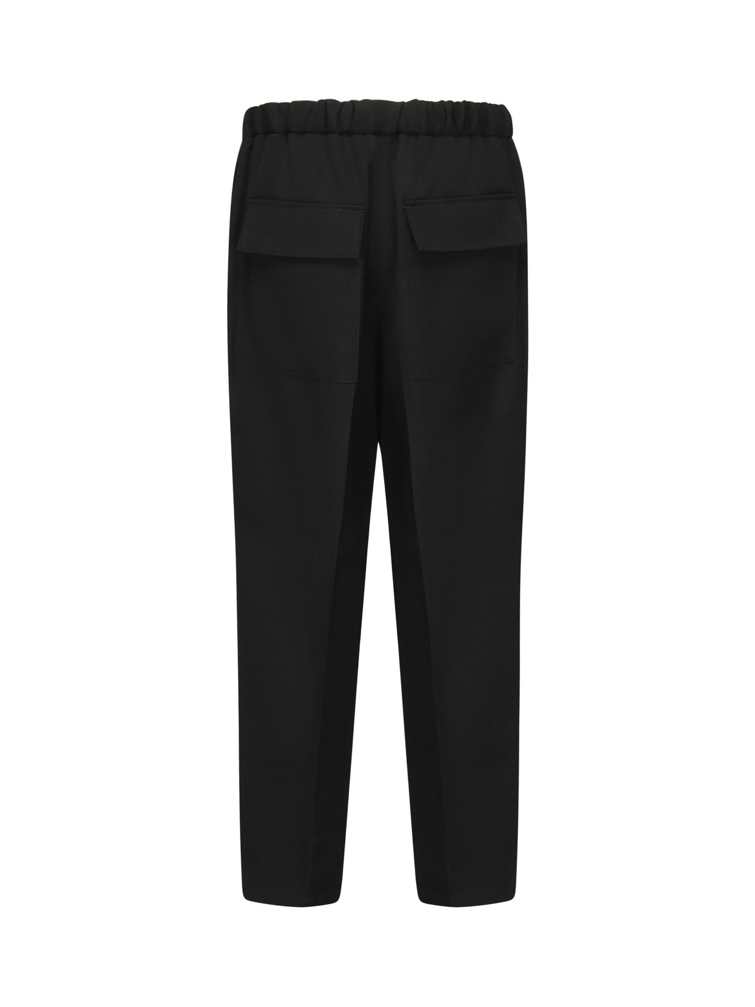 Pantaloni affusolati in gabardine di lana J21KA0012 J40002001 JIL SANDER
