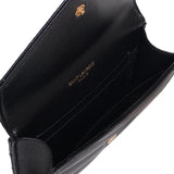 Portafogli envelope in grain de poudre 414404 BOW011000 SAINT LAURENT