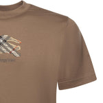 T-shirt Check in cotone 8116168 A3324 BURBERRY