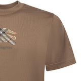 T-shirt Check in cotone 8116168 A3324 BURBERRY