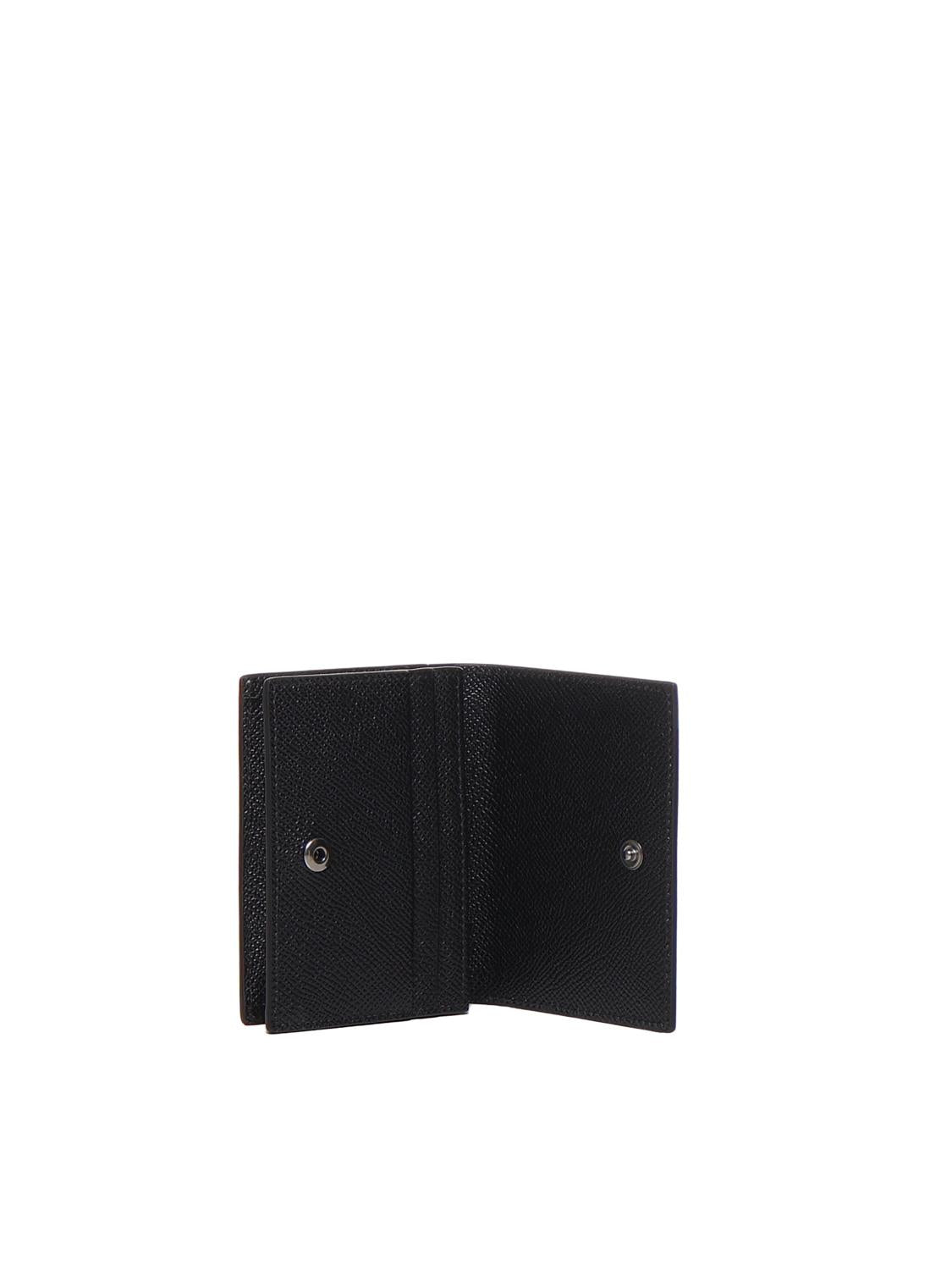 Portacarte in pelle di vitello con logo in rilievo BP1643 AG21980999 DOLCE & GABBANA