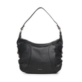 Borsa a spalla Weave in pelle BIBP9E602 NERO BIASIA