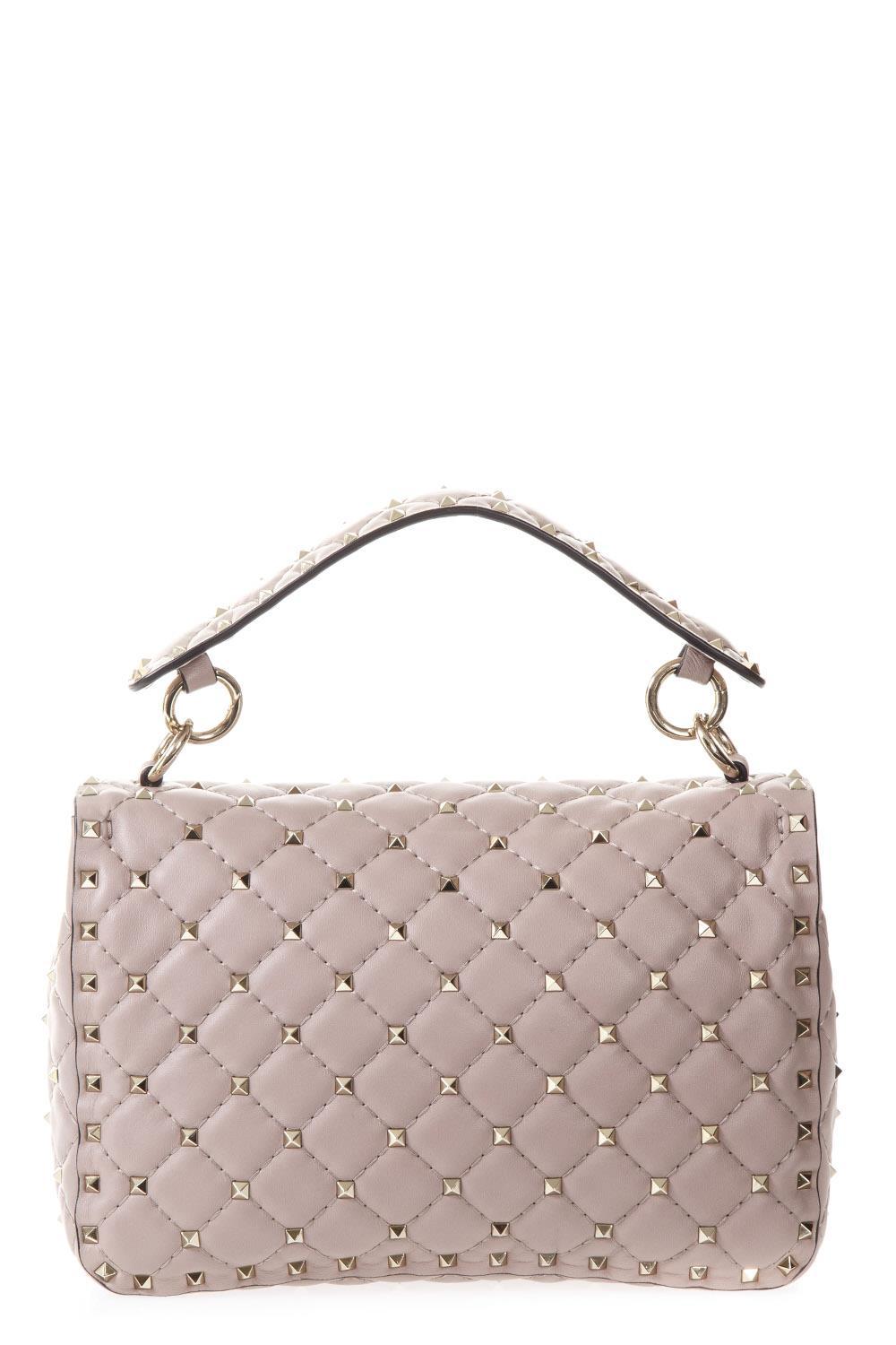 Borsa media con catena Rockstud Spike 7W2B0122 NAPP45 VALENTINO GARAVANI