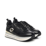 Sneakers platform in pelle<BR/> BF5009P0102 22222 LIU JO