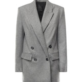 Giacca doppiopetto in misto lana 106099 A2ZUI76 PINKO