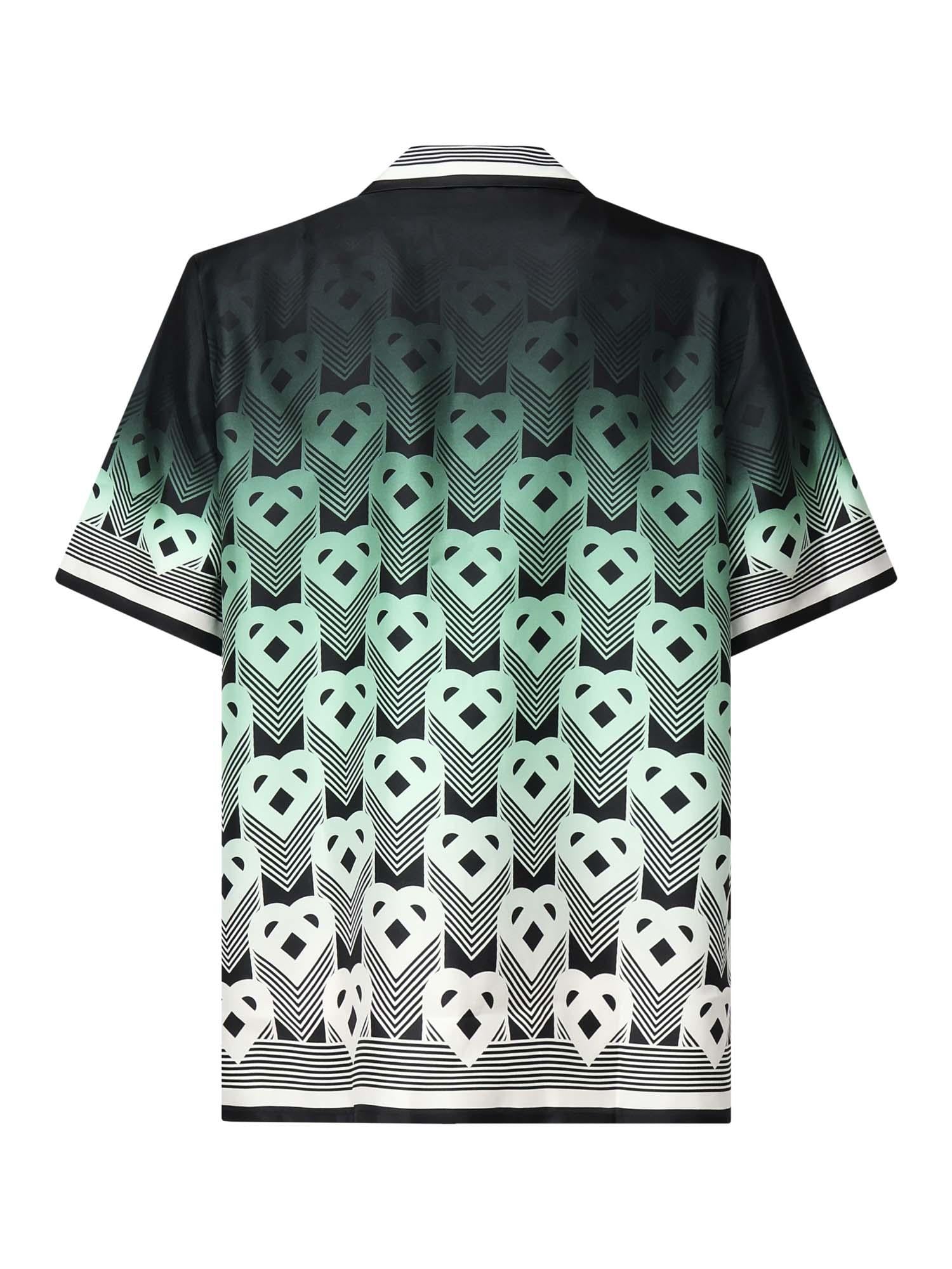 Camicia con monogram sfumato in seta MPF25SH00304 CASABLANCA