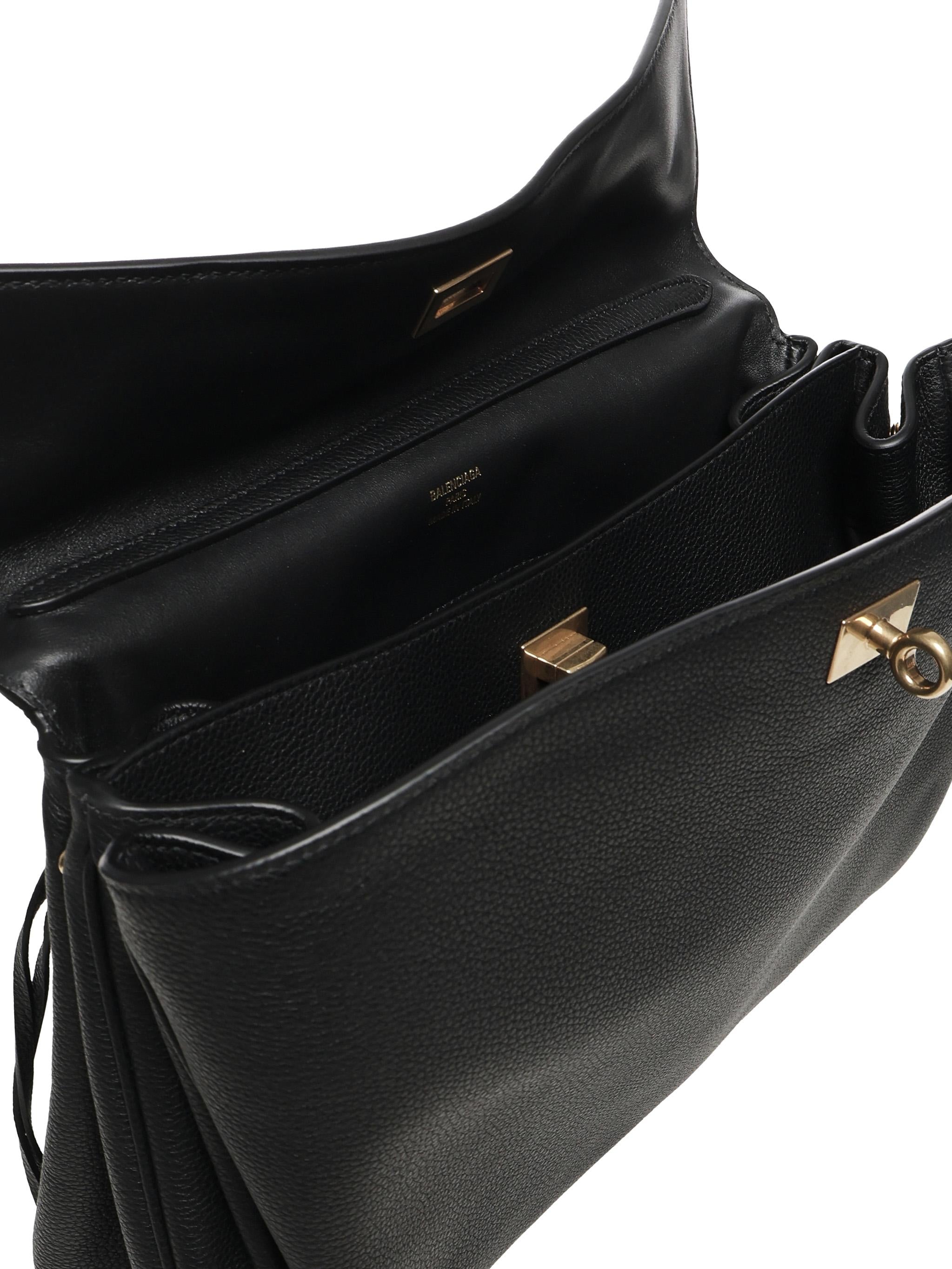 Borsa Rodeo Media in pelle di vitello martellata 789772 2ABV51000 BALENCIAGA