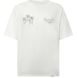 T-shirt "Hand Drawn Thoroughbred" in cotone MLM100383 72 REPRESENT