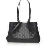 Borsa shopping GG Emblem in pelle media 815214 AAFDV1000 GUCCI
