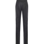 Pantaloni dritti gessati effetto brillante 106124 A305Z99 PINKO