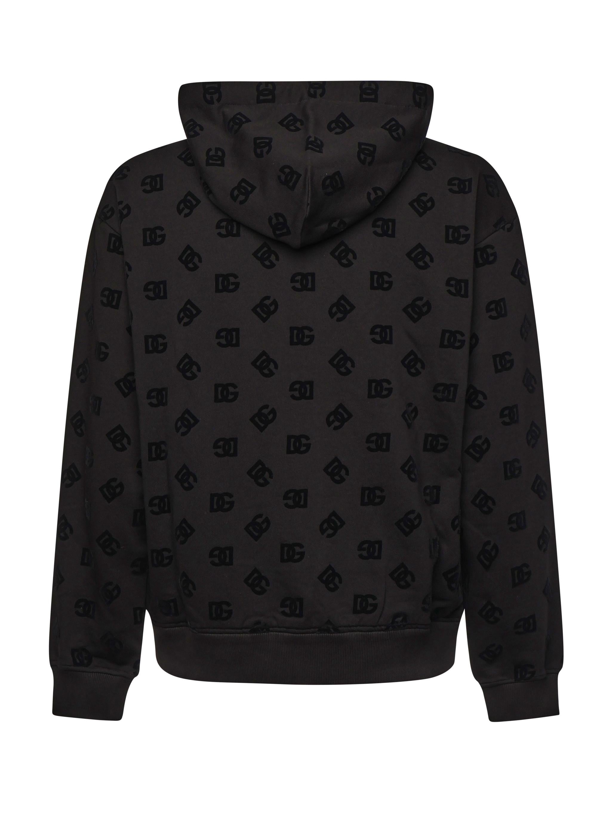 Felpa stampa DG allover G9AIYT G7NWDN0000 DOLCE & GABBANA