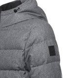 Piumino double front in flanella di lana cardata<BR/> NAM32510620WGZ B605 FAY