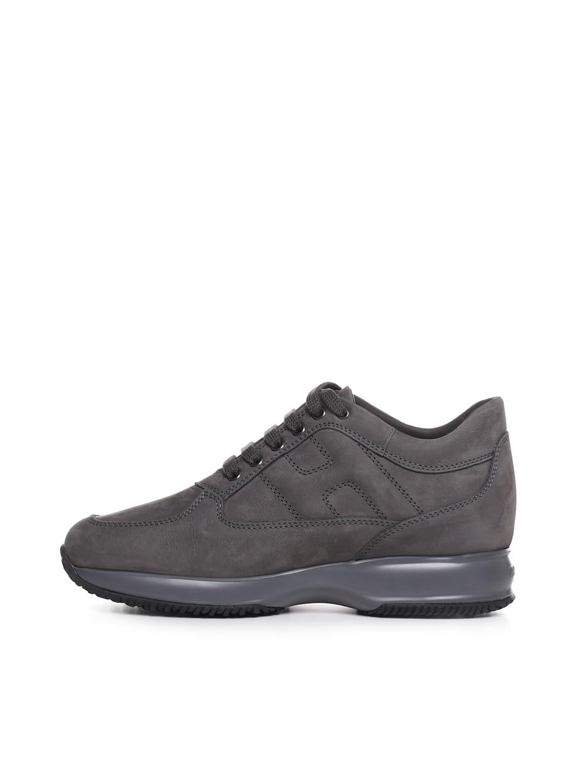 Sneakers Interactive grigia in camoscio HXM00N00010 6RNB612 HOGAN