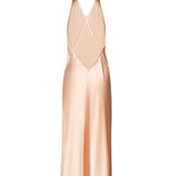 Abito sottoveste in seta di soia 797614 Y001W5697 SAINT LAURENT