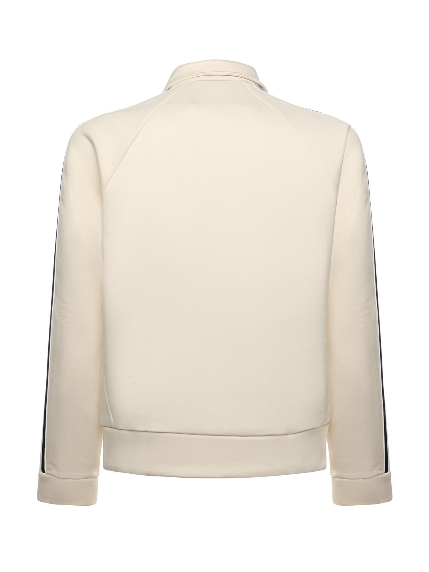 Felpa con zip e logo SH5927 XFJ LACOSTE