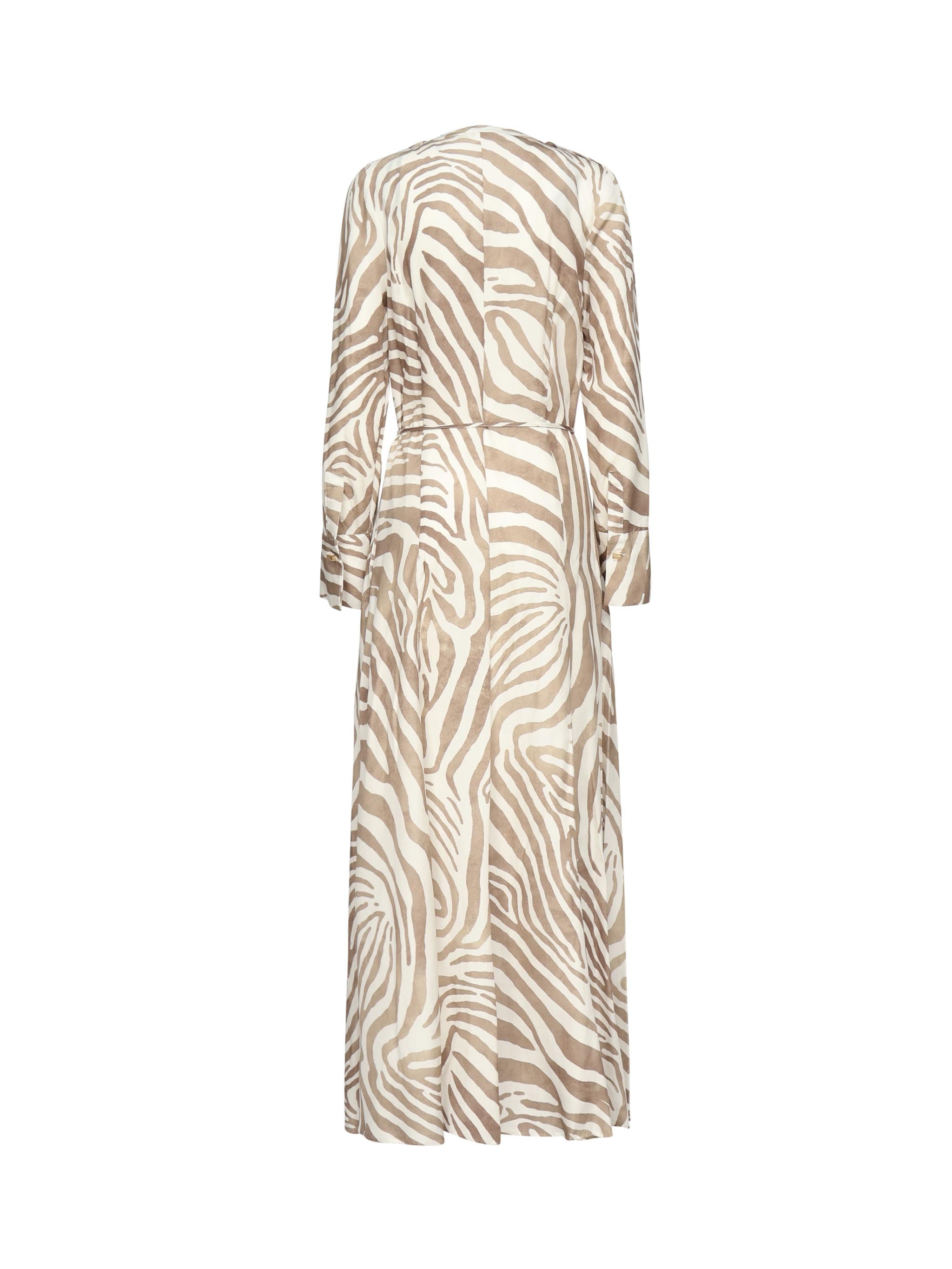 Abito animalier lungo 5GGK08 7314AP1LY MARCIANO BY GUESS
