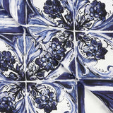 Foulard in twill stampa maiolica FN090R GDAOZHA3OA DOLCE & GABBANA