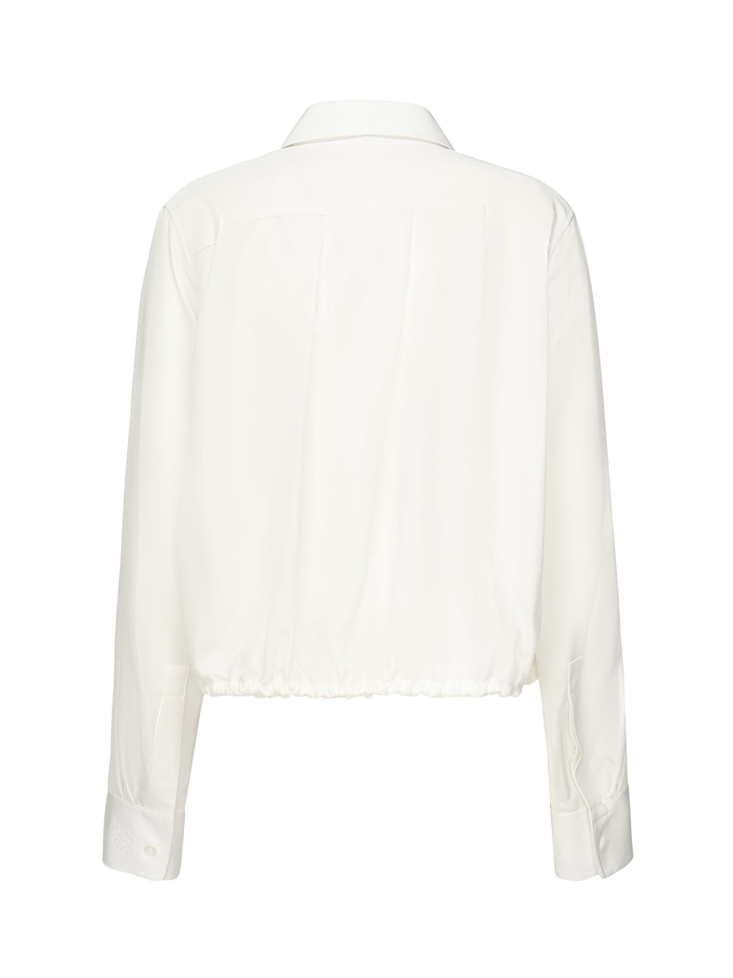 Camicia a palloncino in seta S359Y05XET 2100 LOEWE