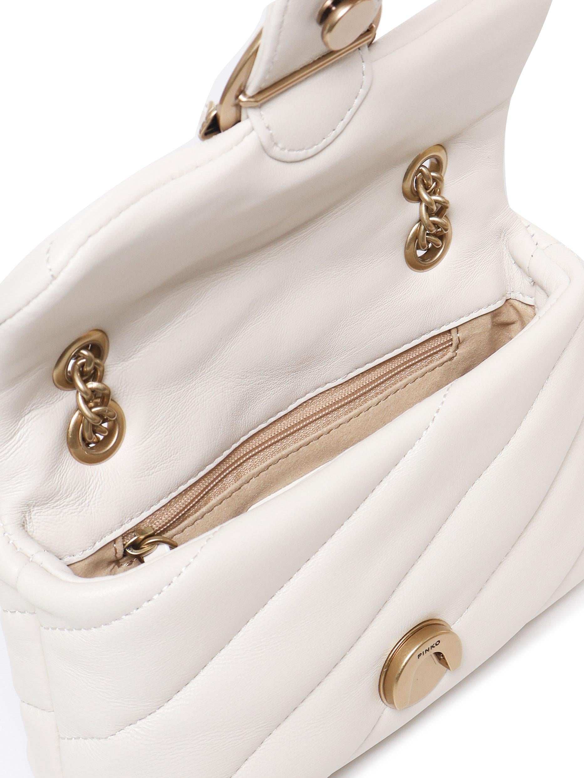 Borsa a tracolla piccola Love Bag Puff 100040 A0F2Z14Q PINKO
