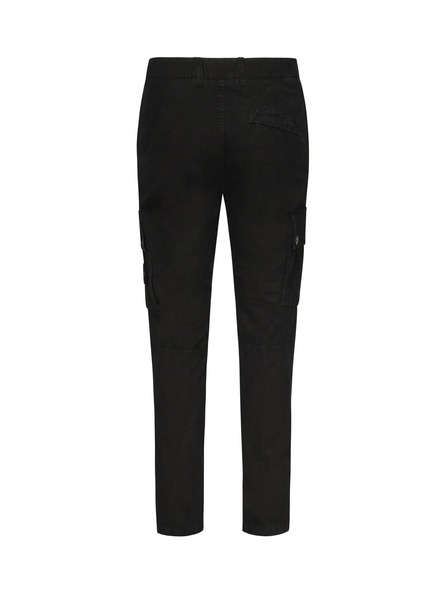 Pantalone cargo in tela di cotone biologico <BR/> K1S153100303 S00WAV0129 STONE ISLAND