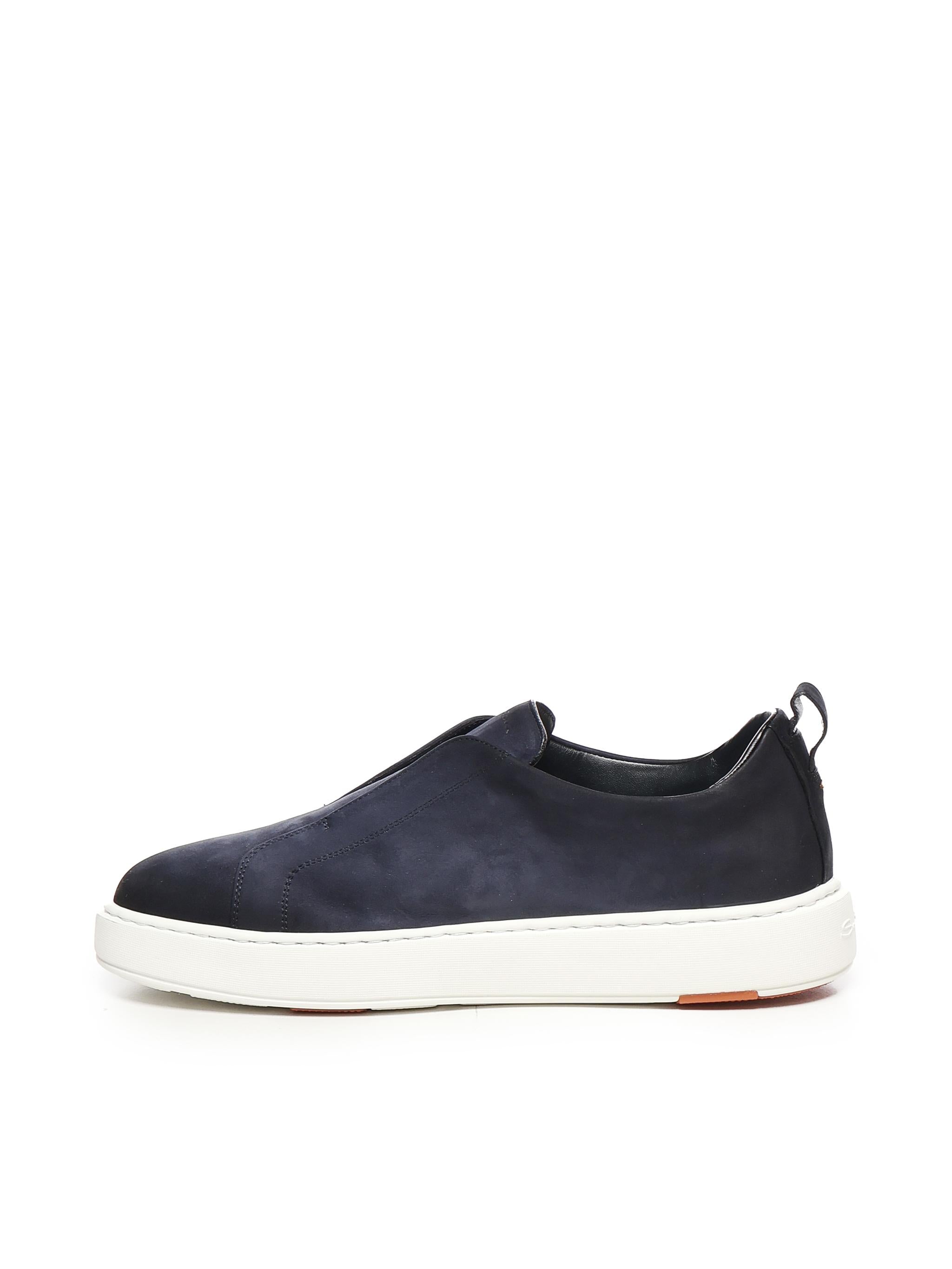 Sneakers Victory in suede<BR/> MBCD21995BARTF EHU59BLU SANTONI
